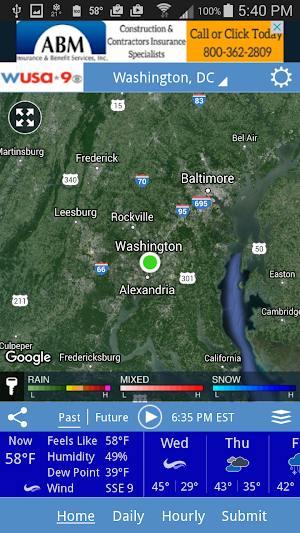 WUSA 9 WEATHER Screenshot 0
