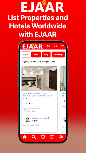 EJAAR Real Estate & Booking Screenshot 0