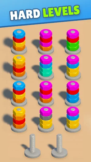 Screw Nuts & Bolts Color Sort Screenshot 1