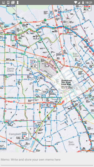 SAN JOSE BUS RAIL BIKE MAP Screenshot 3