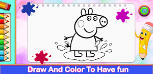 Peppo Piglet Coloring Book Screenshot 3