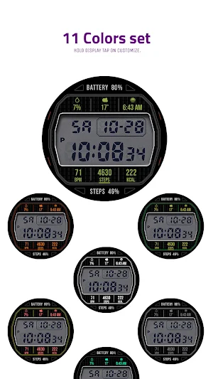 JW154 jwstudio watchface Screenshot 3