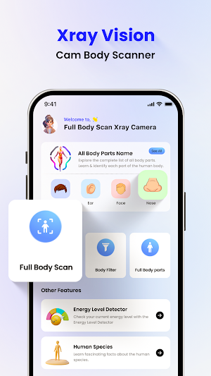 XrayVision - Cam Body Scanner Screenshot 0