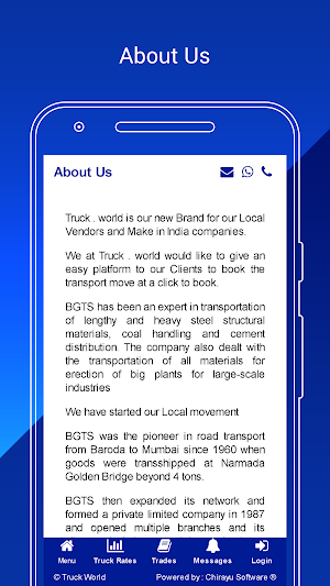 Baroda Goods Transport Service Screenshot 1