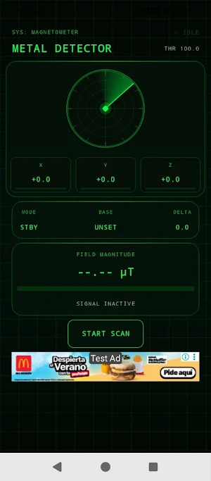 Metal Detector - Magnetometer Screenshot 2