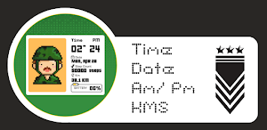 Army Pixel Festival Watch Face Screenshot 3