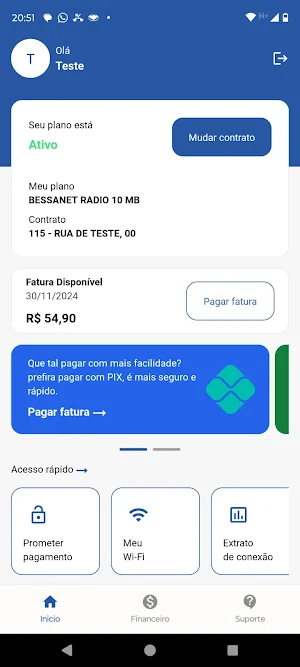 BessaNet Telecom Screenshot 1