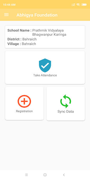 Abhigya Attendance Screenshot 1