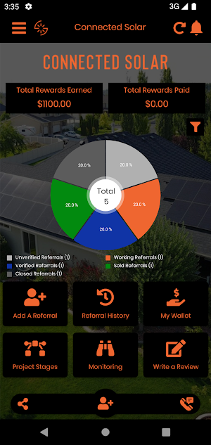 Connected Solar Screenshot 2