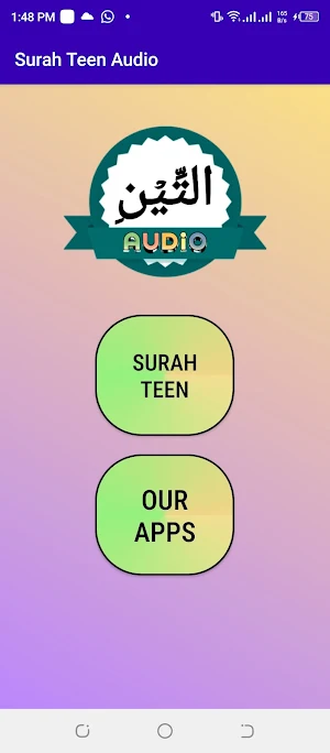 Surah Teen Audio Screenshot 1