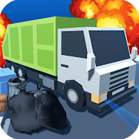 Crazy Road: Trash Dump Truck