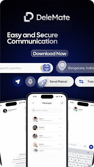 DeleMate - Connect Travellers Screenshot 1