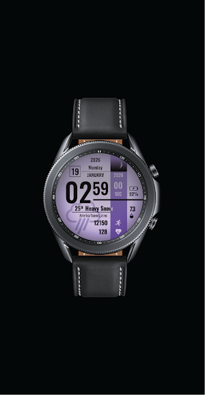Industrial Data Watch Face Screenshot 0