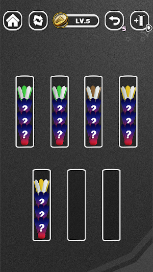 Sort badminton - ball puzzle Screenshot 1