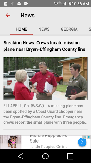 WSAV News - Savanah, GA Screenshot 1