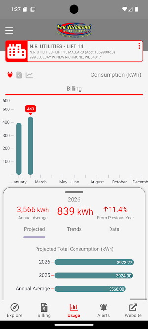 New Richmond Utilities Screenshot 1