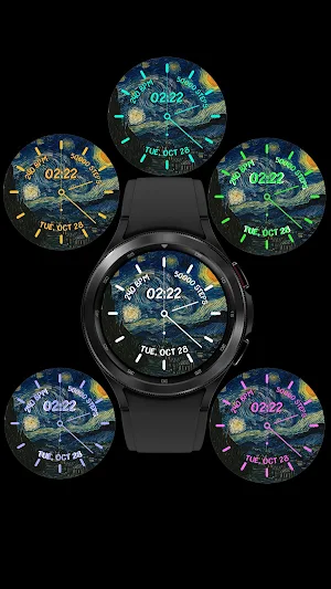 Scary night paint watch face Screenshot 2