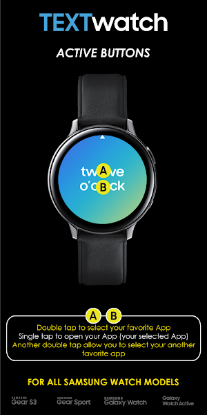 Text Time: Digital Watch Face Screenshot 2