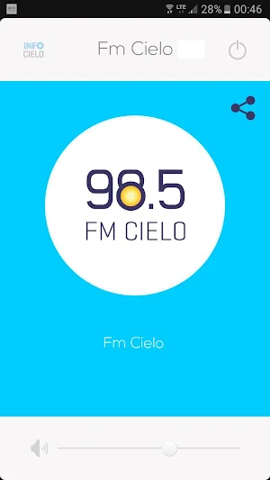 Fm Cielo 98.5 Mhz - San Bernar Screenshot 1
