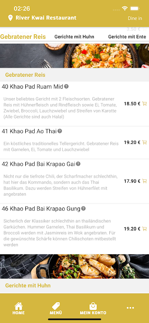 River Kwai Restaurant Screenshot 2