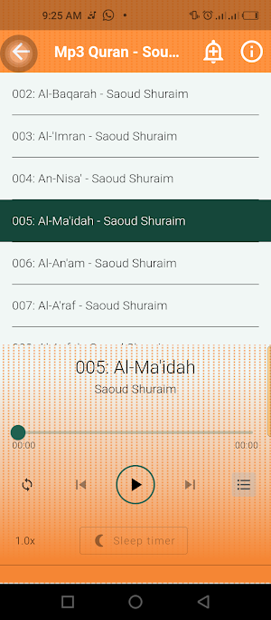 Shuraim Full Offline Mp3 Quran Screenshot 2