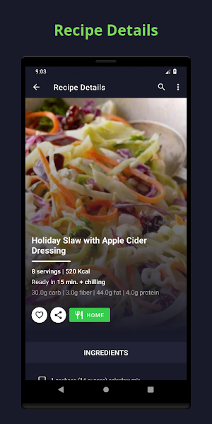 Salad Recipes: Easy Cooking, Nutrition, Planner Screenshot 2