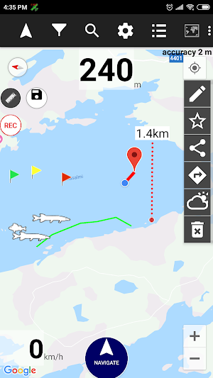 My fishing places: navigatior Screenshot 0