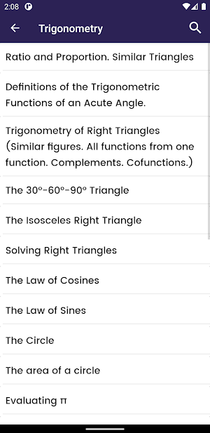 Math's Learning - TheMathPage Screenshot 1