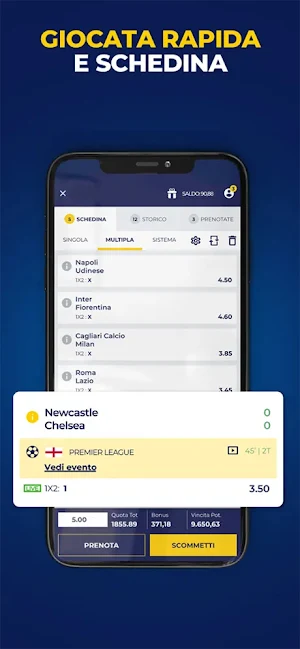 Scommesse Sportive Matchpoint Screenshot 2