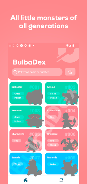BulbaDex - Clear Pokedex Screenshot 0