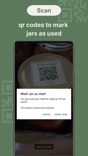 Canning App JarTracker Screenshot 2