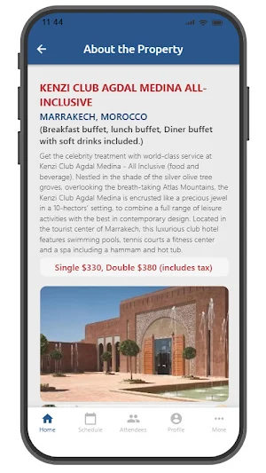 AFI Convention App Screenshot 2