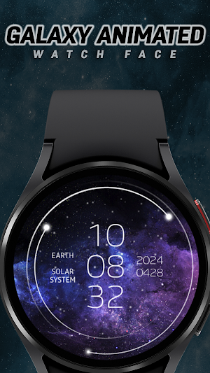 Galaxy Animated Watch Face Screenshot 0