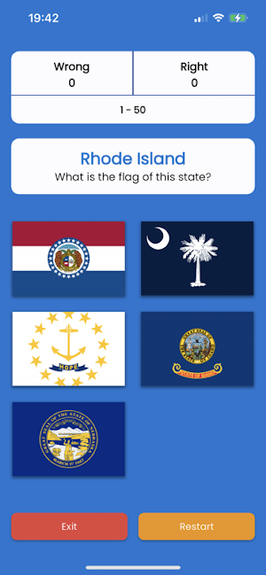 US states Quiz Screenshot 3