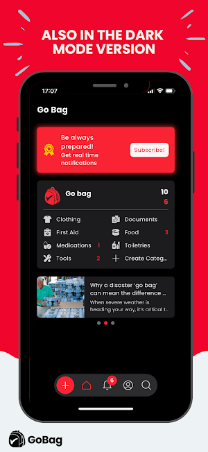 Go Bag - Emergency kit Screenshot 2