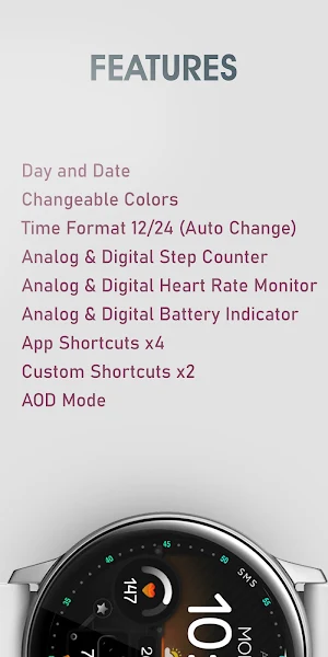 Dream 107 - Digital Watch Face screenshot 4