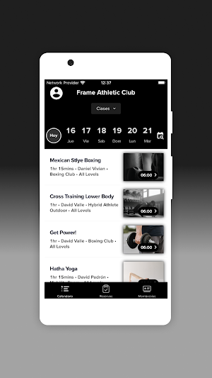 Frame Athletic Club Screenshot 1