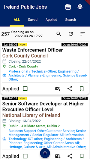 Ireland Pubic Jobs Screenshot 0