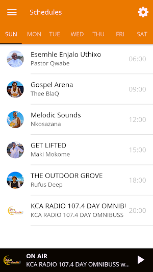 KCA RADIO 107.4 Screenshot 1
