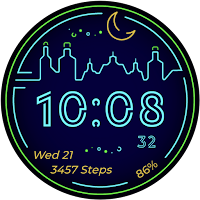 Neon City Watch Face