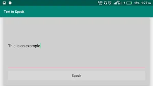 Text 2 speech Screenshot 1