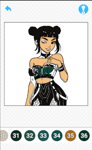 Kpop Demon Hunter Color Number Screenshot 2