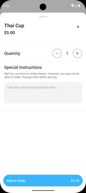 Blue Rice Cafe Screenshot 3