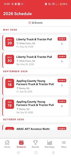 Southern Pullers Association Screenshot 1