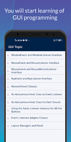 Learn Gui Programming Language Screenshot 1