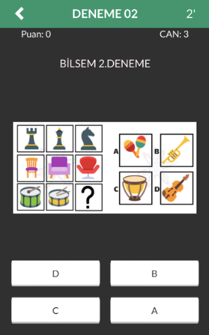 Bilsem Sınavı Denemeleri Screenshot 3