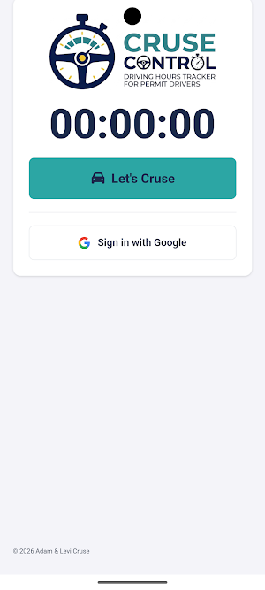 Cruse Control: Driving Log Screenshot 0