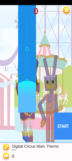 Jax Pomni Circus Piano Tile Screenshot 2