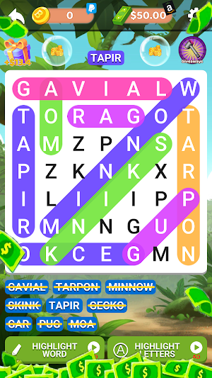 Word Search:Win Real Money Screenshot 0