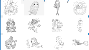 Mermaid Coloring:Kids Coloring Screenshot 2